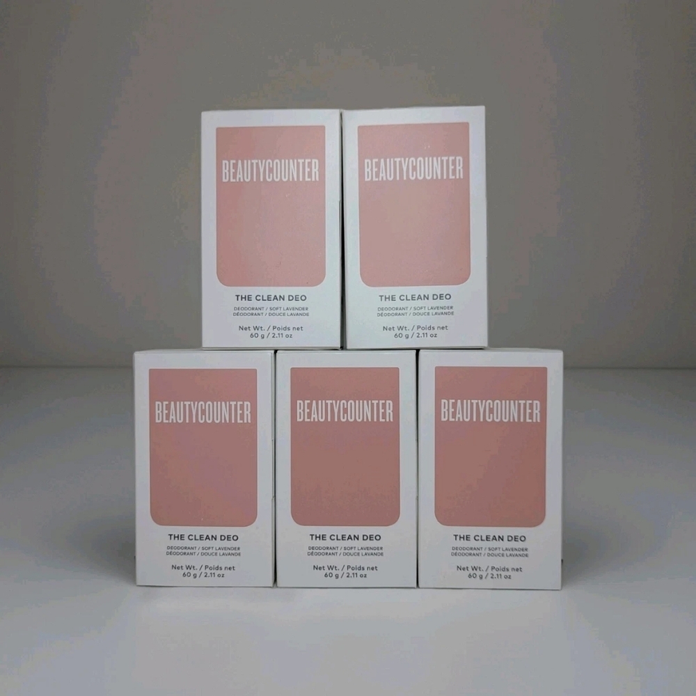 Beautycounter Deodorant Soft Lavender The Clean Deo 5 pack